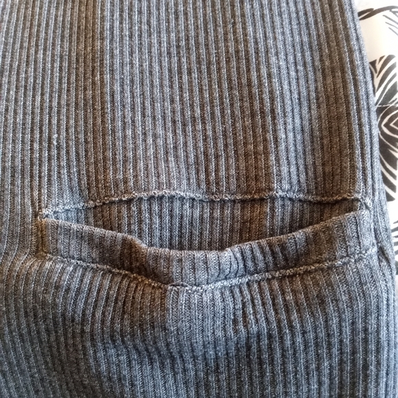 PacSun John Galt Gray hooded lightweight open front cardigan size Large - Picture 3 of 6